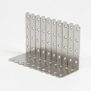 영달철물 스텐꺽쇠 코너철 10p세트(125x75mm)/기역자/꺽쇠/스텐/코너/철/각철/경첩/가구/기억자/철물