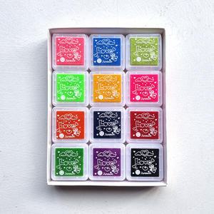 더이안 컬러 스탬프 잉크패드 미니 12색세트