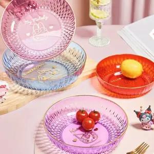 산리오 수납 트레이(소) 플라스틱 바구니 클리어 접시