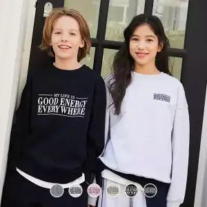 [지오다노주니어] 03025501 굿에너지 맨투맨