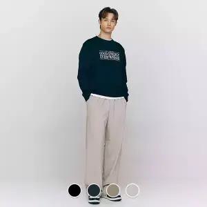 115510 TR 밴딩 와이드 팬츠