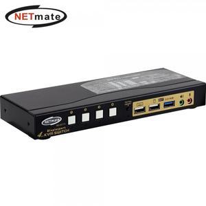 강원전자 NETmate NM-DK8304S 8K 지원 Displayport KVM 4:1 스위치