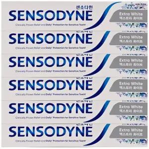센소다인 엑스트라 화이트 치약 120g 6개 무료배송 gx