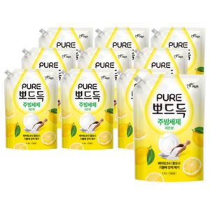 피죤 퓨어 뽀드득 주방세제 레몬향 1.2L 10개
