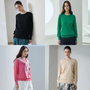 면100라운드컬러니트4종세트