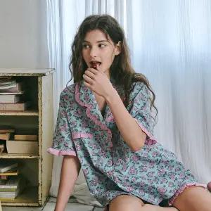 라비앙로즈 반팔 여성페어 스카이 (40수)