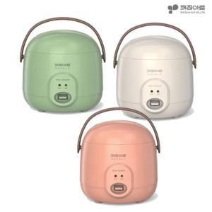 키친아트 미니밥솥 전기보온밥솥 1인용 소형밥솥 KC-201MY 멜론