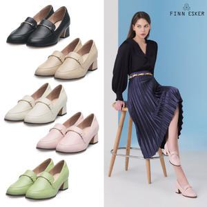 [FINNESKER]핀에스커 여성 천연 양가죽 힐로퍼 BS144