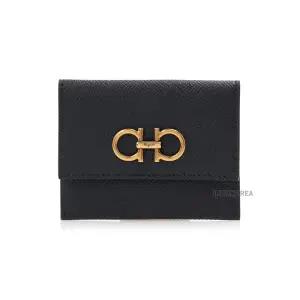 [롯데백화점]페라가모 SS25 여성 간치니 카드지갑 22 0861 NERO 0779901