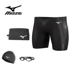 [미즈노] 남자 수영복 세트 3부 수경 수모 가방 실내 강습용 바지 1131
