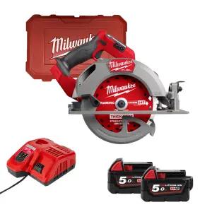 밀워키 M18 FCS66GR3-502C 190mm 원형톱 5A 2개 세트