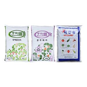 모두다 비료 분갈이흙 블루베리 원예용 해찬솔 한아름 상토 50L