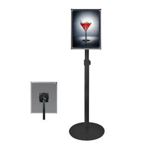 [하프클럽/]안내판 포스터 스탠드 자석 안내 거치대 POP A4