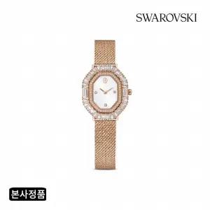 [/본사정품] Matrix Octagon 로즈골드 톤 메탈 시계 5732497