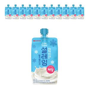 [슈팅냉동] 롯데웰푸드 설레임 밀크쉐이크 저당 160ml, 12개