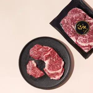 [냉장] 한우 등심 구이 1++(9)등급 200g(팩)