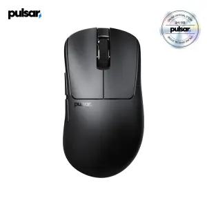 [국내인증점] 펄사 Xlite CrazyLight 무선 게이밍 마우스 미니사이즈 제트블랙색상 41g 초경량 8K