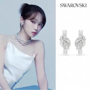 [/본사정품] Matrix 바게트 컷 로듐 귀걸이 5727040