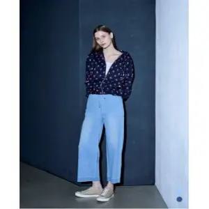 [올리비아로렌]비비올리비아 밴딩 와이드 데님 팬츠VVCMP5M4271