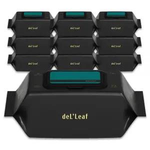 델리프 도톰 엠보싱 저자극 아기물티슈 넘버 세븐 카키 캡형