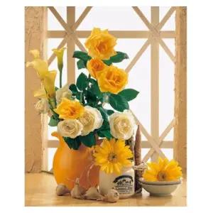 (OH) OH-M 명화 유화그리기 A-269 노란 장미 40x50/세트/DIY/그리기/그림/유화/집콕/취미/셋트/캔버스