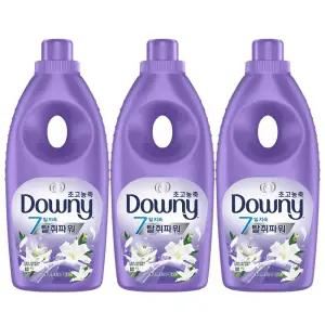 다우니 초고농축 섬유유연제 화이트티와 릴리 본품 1L 3개
