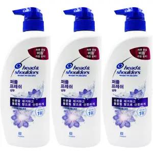 헤드앤숄더 퍼퓸 프레쉬 두피 토탈 솔루션 샴푸520ml x3개