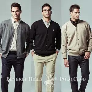 [프리미엄]비버리힐즈폴로클럽 초특가! 메리노울 카디건 2종, 남성