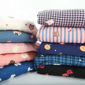 피치기모 여성 잠옷세트 상하의 귀여운 캐릭터 잠옷 가을 겨울 주머니 9부