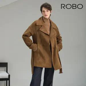 [ROBO] 로보 스웨이드 더블 하프코트