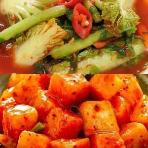 시원한 열무김치 2kg + 아삭한 깍두기 2kg 실속세트