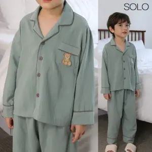 남아동 봄 가을 잠옷 파자마 유아 곰돌이 초등학생 키즈 어린이 주니어 국산