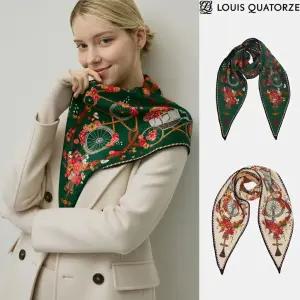 루이까또즈 알테아더블 울실크 마름모 스카프 1ESD020