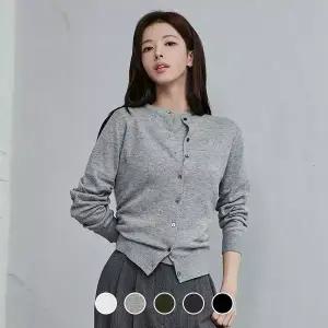 355905 여 12gg 민자 크루넥 셋업 긴팔 가디건