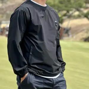 골프웨어 어메이징 기능성 우븐 봄가을 라운드 플렉스모션 골프 아노락 티셔츠