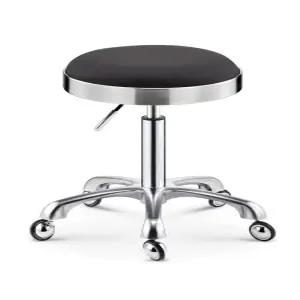 미용실 보조 커트의자 스툴 바퀴달린 스테인레스 리프팅 이동식의자