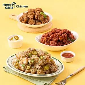 [멕시카나]T THE 바삭한 순살 닭강정 3팩 골라담기(양념맛/마늘맛)