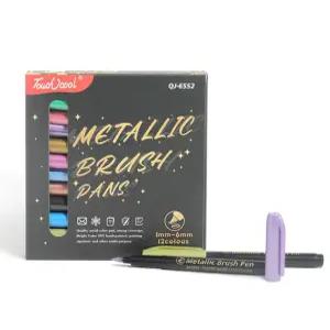 반짝이는 메탈릭펜 12색 세트 선명 다꾸 카드 꾸미기