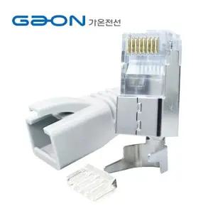 가온전선 RJ-45 커넥터 Cat.6A 100개입 CO-MP-56A  CAT.6A Crimp Tool 전용