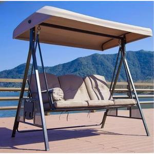 야외 그네의자 철제 의자 2인용 흔들 3인용 방수 마당