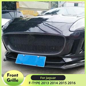 범퍼 그릴전면 그릴 커버 교체 도구 액세서리 차체 키트 재규어 호환 F-TYPE 2013 2 문짝 쿠페 탄소 섬유