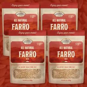 그레인온 파로 엠머 밀 고대곡물 수퍼푸드 파로쌀 280g x 4팩