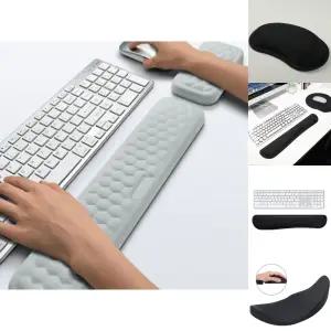 키보드 마우스 손목 받침대 세트 팜레스트 텐키리스/폭신/손목보호/손목받침/쿠션/패드/인체/공학/게이밍