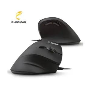 PLEOMAX 플레오맥스 유선 버티컬 마우스/사무용/학생용/수직/세로/손목보호/터널증후군/손목/보호/게이밍