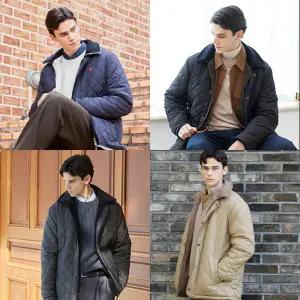 [비버리힐즈폴로클럽] 남성 퀄팅 리버시블 자켓