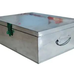 함석박스 자물쇠 전기함 인테리어 철제 사각 상자 공구함