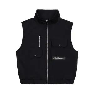 [아델라이크] 지퍼 포인트 스판 베스트 파크골프옷 빅사이즈 여성조끼 여성골프웨어