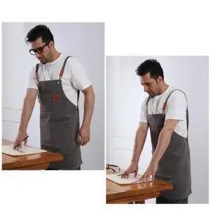 캔버스앞치마 카페 바리스타 가정용 주방 미용실 공방/고급/베이킹/입는/음식/생활/부엌/예쁜/앞치마/보호