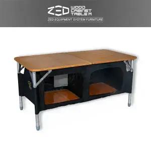 제드 우드키친 캐비넷 테이블 M 수납장 폴딩 높이 조절