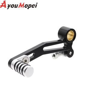 호환 시프터 페달 기어 레버 야마하 MT03 YZF R3 2015-2024 오토바이 액세서리 조절식 왼쪽 발
